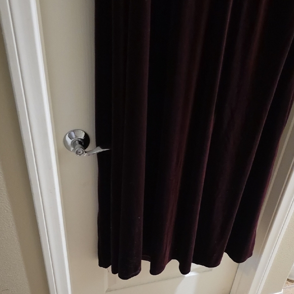 Torrid Deep Burgundy Backless Dress - Picture 2 of 9